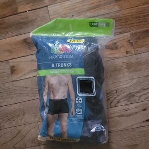 New Fruit of the Loom Mens Trunks Micro-stretch 3XL set of 6
